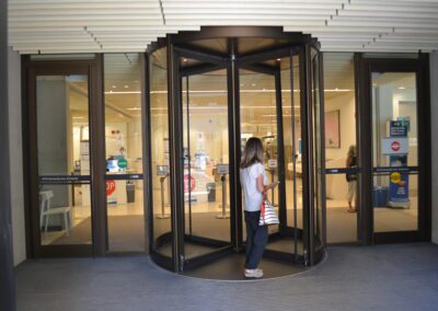 Revolving door for office