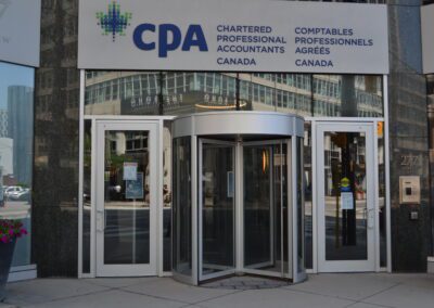 Hybrid Revolving Door for office