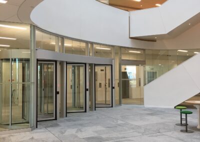 sliding door for hotel entrance