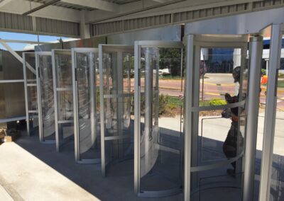 revolving door entrance