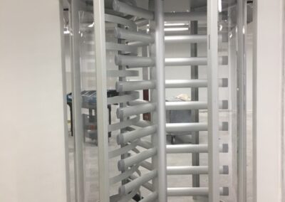 Turnstiles in factory