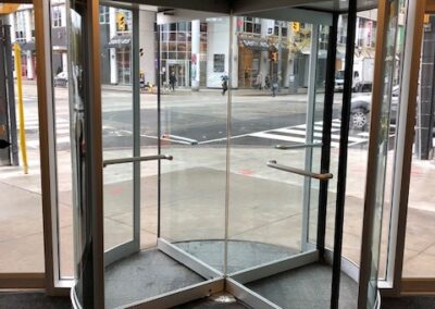 revolving door entrance