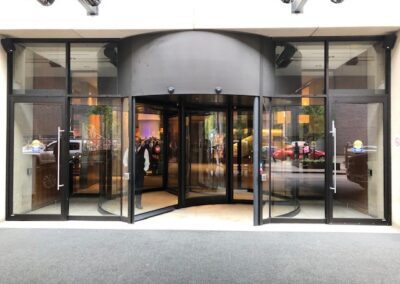 revolving door for hotel