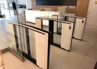 Turnstiles in metro